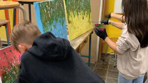 Schulen Trostberg und Brückenschule für Migranten: Work in progress (Copyright: Martina Rothe)